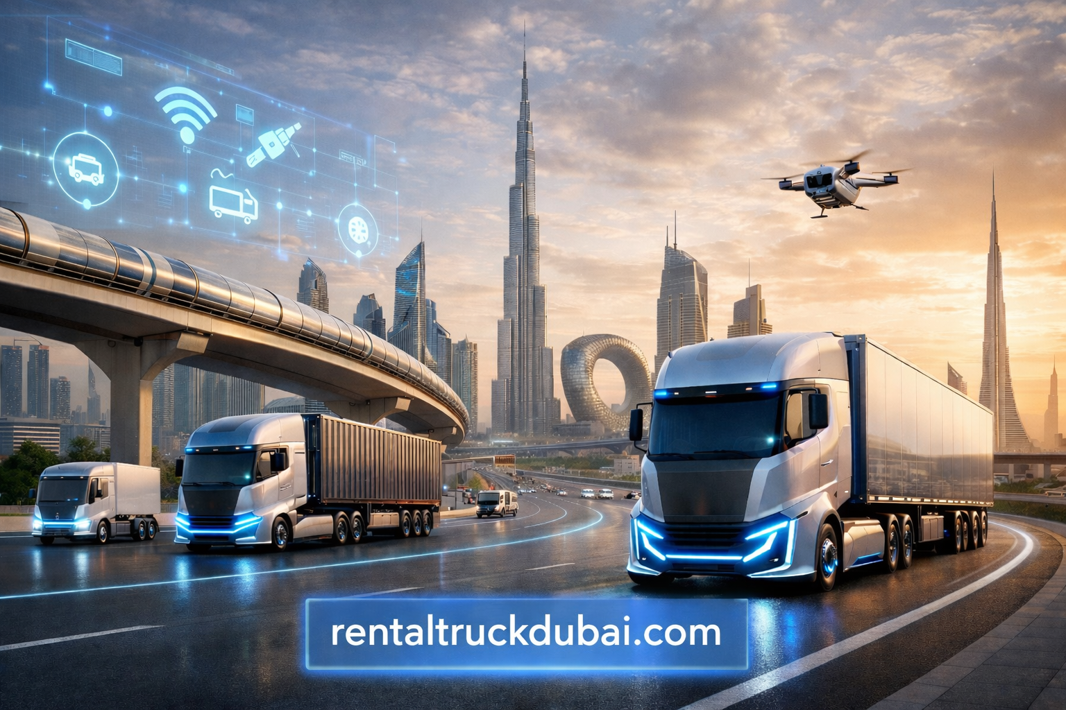Trucks in Dubai: Backbone of Development, Logistics, and Commerce